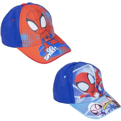 CERDÁ LIFE'S LITTLE MOMENTS Casquette pour Enfant avec visière Spidey de Couleur Bleue, Taille Unique Garçon