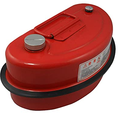 DLAZUM 3L horizontale Benzinkanister, mit Schlauch-Kraftstofftank-Ersatzteil für Motorräder, tragbarer Benzintank, Heizöl, Benzin, Diesel