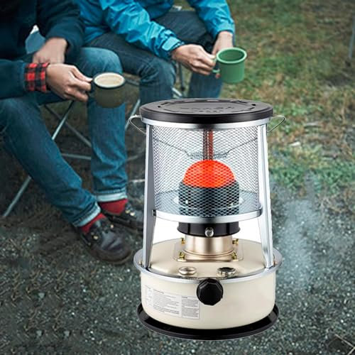 Fotogenvärmespis för camping,Portabel petroleumspis,Karosinspisbrännare för inomhusuppvärmning utan el (6l)