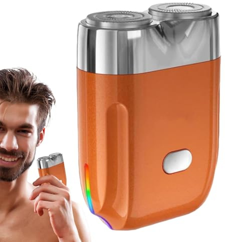 Elektrorasierer für Herren – Rasierer mit schwimmender Netzfolie mit Doppelring | Reise-Rasierer, Präzisions-Haarentfernung für Beine, Brust, Achseln und Körper, Rasurerlebnis C
