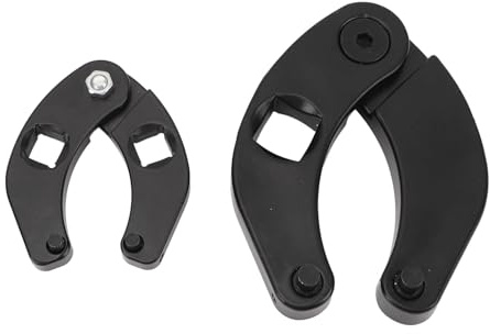 lvifloae Llave de tuerca de glándula ajustable Juego de llave de cilindro hidráulico universal Construcción de acero resistente para equipos agrícolas Caso de cargadores agrícolas Backhoe