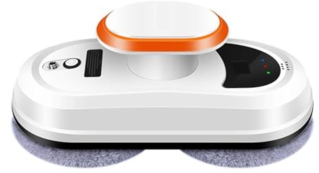 LVSEWOA Robot limpiacristales con succión de 2800 Pa, 3 Modos de Limpieza automáticos, función UPS, detección de Bordes y Control Remoto fácil de Usar.