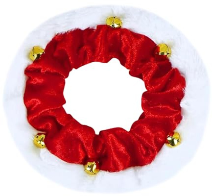 laxreheye Weihnachtshalsband für Welpen, elastisches Katzenhalsband | elastisch mit Glöckchen für Festival, Outdoor, Innen und Haus