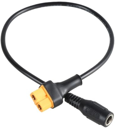 Lerpwige Female to 5.5x2.1mm Power Cable for for TS100 Soldering Iron and Solar Panel FPV Displays Power Supply Motorcycle Battery Adapter