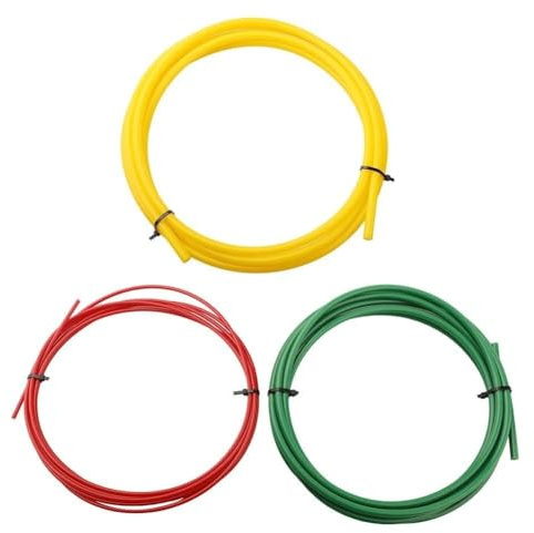 Tidevib Kit de cintreuse de tuyaux en cuivre pour climatisation avec bande en caoutchouc intégrée, 3 pièces en plastique PE pour tuyaux de 1/4, 3/8, 1/2