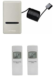froggit DP1500 PRO IOT Wi-Fi Wetterserver Funk Wetterstation USB Dongle inkl. 2 Thermo-Hygrometer Funksensor