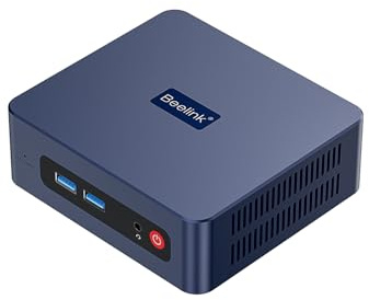 Beelink SER3 Mini PC, AMD Ryzen 3 3200U(up to 3.5GHz) 2C/4T, Mini Computer 16GB DDR4 RAM 500GB SSD, Mini Desktop Computer 4K@60Hz Dual HDMI Display WiFi6/BT5.2/WOL/HTPC/W-11 Pro
