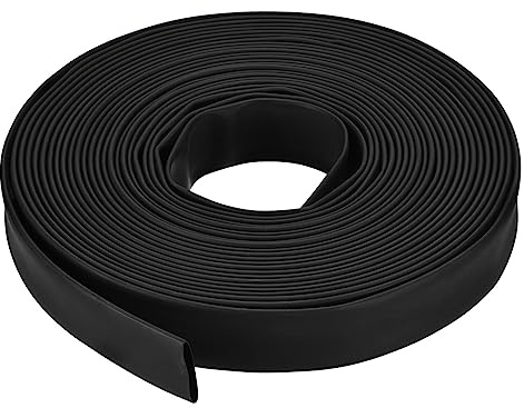 sourcing map Schrumpfschlauch Ø 12,7mm, Schrumpfschläuche 9,2M, 3:1 Schrumpfschlauch mit Kleber Schwarz Isolierband Wasserdicht Heat Shrink Tube Kabelrohr