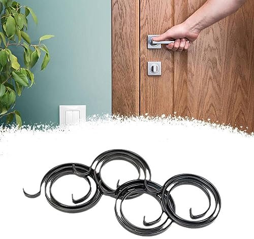 10 pièces ressort de remplacement pour bouton de porte poignée levier bobine interne réparation broche serrure ressort de torsion section plate câbles-défaut
