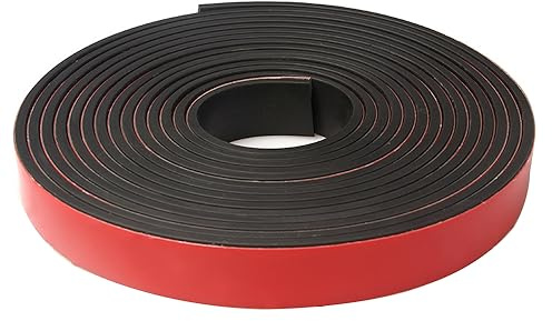 Zasvec Gummistreifen 1 Rolle Gummimatte Gummiplatte Hartgummi Vollgummi Gummistreifen Selbstklebend Gummiprofil Hartgummi-streifen Gummimatte Außenbereich Gummimatten für Dichtungen DIY