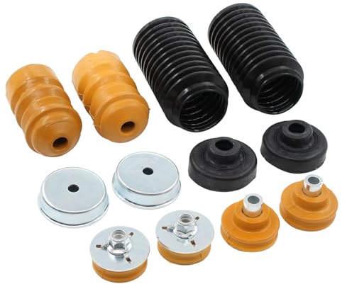 Kit de réparation pour palier de jambe de force - Amortisseur de poussière - Amortisseur - Amortisseur de ressort - Amortisseur de ressort - Amortisseur arrière gauche et droit - Pour série 1 E81 E87