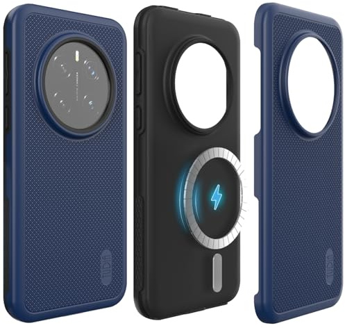 TUDIA MergeGrip Designed for Honor Magic 7 Pro Case 5G (2025), [Magsafe Compatible] Military Grade Dual Layer Shockproof Slim Tough Heavy Duty Phone Cases Cover (Indigo Blue)