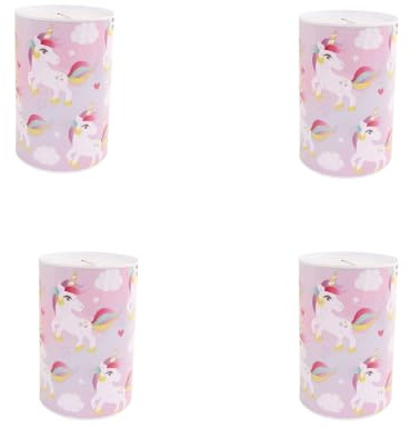 FabFinds Money Tin Box for Adults – Premium Money Jar Piggy Bank & Sealed Money Box for Smart Financial Management (4, Unicorn)