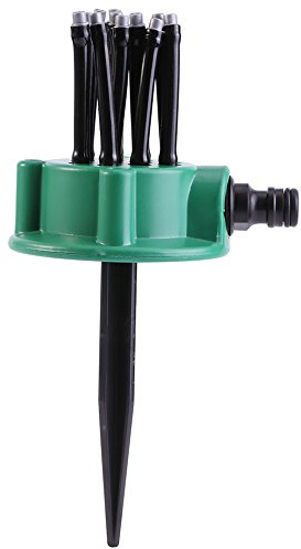 GYZOUKA 2PCS Adjustable Watering Sprinkler Garden Irrigation System for Lawns Flowerbeds Vegetable Gardens