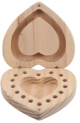 LIFKOME Porte-capsules portable en bois massif en forme de cœur pour le voyage et le rangement à la maison, garde les huiles fraîches et la collecte soignée pour les utilisateurs d'aromathérapie