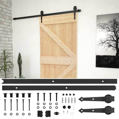 vidaXL Puerta Corredera 100 x 210 cm Madera de Pino Maciza