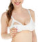 MYSANITY Reggiseno Allattamento Supporto Extra Bamboo, Bianco, 3 Coppa D Donna
