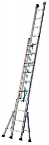 Tubesca - Echelle coulisse à corde en Alu 2x14 échelons accès 7,79 m max. - PLATINIUM 300