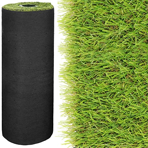 SPRINGOS Gazon Artificiel 2x4 m Tapis de Pelouse pour Balcon Terrasse Jardin Vert Résistant aux UV Facile d'Entretien Tapis Extérieur pour Décoration et Revêtement de Sol