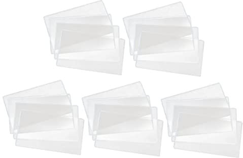 Lurrose Geldschein Aufbewahrungsbeutel 20 Stück Großes Schutzcase Für Banknoten Und Glatte Schutztasche Für Sammler Für Briefmarken Und Medaillons Für Geschenke Zu Besonderen