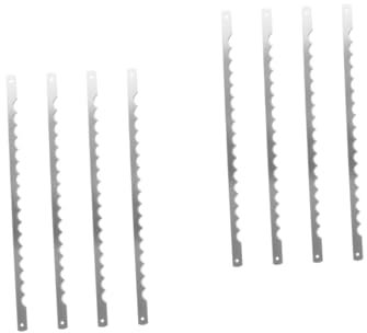 OSALADI 8 Piezas Cuchillo rebanador para máquina de Cuchillas de la máquina de tostar dentado Cuchilla para Cortar Integral Cuchilla para rebanar Accesorios para Hacer