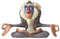 Disney Traditions, Figura de Rafiki de El Rey León, Enesco, 7.00x11.00x8.00 cm