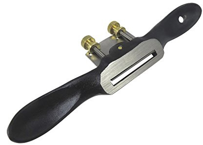Taytools 469560 Flat Bottom Spokeshave Fine Adjustment 2 Inches Wide High Carbon Blade RC 55-60 9-1/2 Inches Overall
