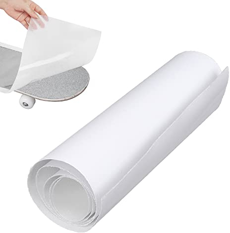 GAESHOW Griptape Skateboard, 84 x 23cm Transparent Skateboard Griffband Oiliness Sandpapier, Wasserdicht Fingerboard Griptape Zubehör für Skating Board Longboard