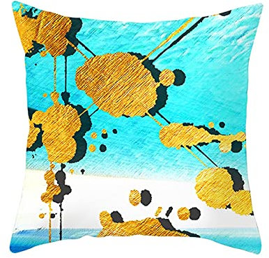 Kissenbezug Klein, Weihnachten Weinachten Deko Kissenbezug Meer Und Wolken Polyester Weihnachtsdekoration Schlafzimmer 50X50CM