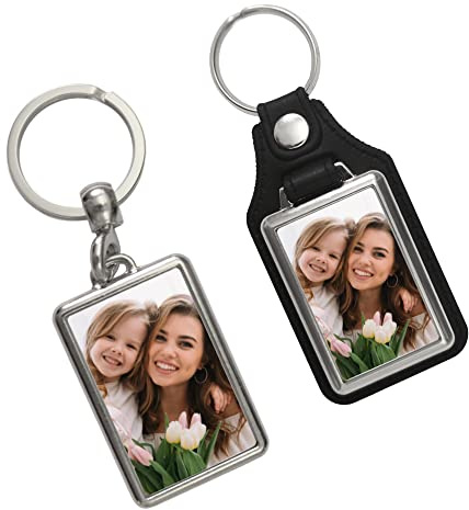 speecheese Eigenes Foto vertikal Schlüsselanhänger - personalisiert mit deinem Wunschbild - als persönliche Geschenkidee mit Wunschfoto für Gute Freunde oder zum Jahrestag individuell gestaltbar