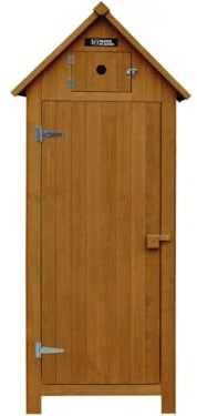 Armoire de Jardin Cabanon - 77 x 54.5 x 179 cm - Marron