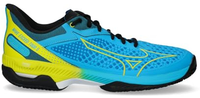 Mizuno Wave Exceed Tour 5cc, Scarpe da Paddle da Uomo, Jet Blue Bolt 2 Neon Black, 40 EU