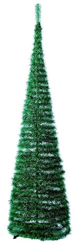 LA BOUTIQUE DE Noël Árbol de Navidad Artificial Pop Up Verde SlimTree