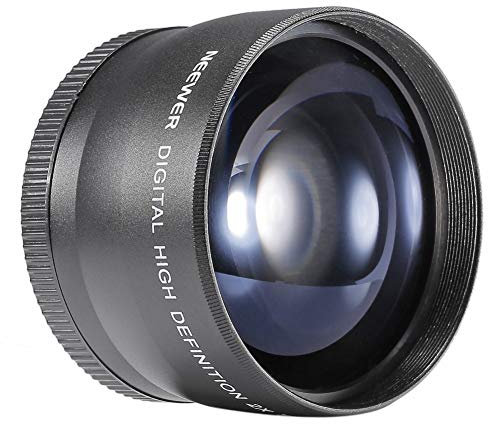 Herklotzn 58 mm 2 teleobiettivo teleobiettivo teleconvertitore per 18-55 mm