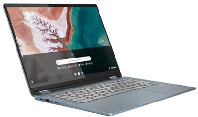 Lenovo IdeaPad Flex 5 14'' WUXGA 2-in-1 Laptop (Intel Core i5-1235U, 8GB RAM, 512GB SSD, ChromeOS) - Blue, Stone Blue, (82T50023UK)