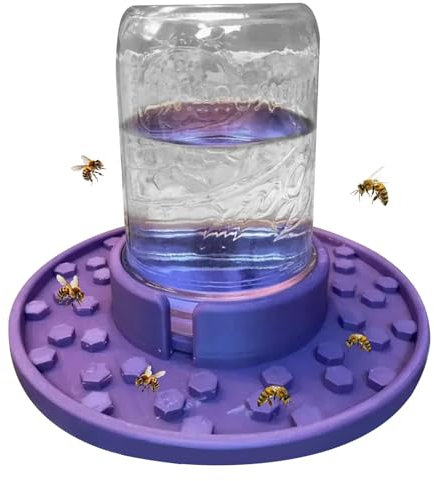 Bvizyelck Bienenfutterspender für normale Öffnung, Bienenfutterspender für Bienenstöcke, Einmachglas, Zuckerwasser und Honigbiene, Garten-Bienenbecher, effizienter Bienenstock-Eingang, Imkerwerkzeug