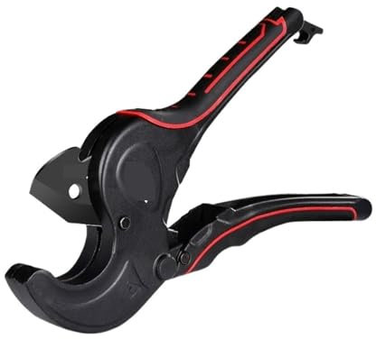 MZZYG Tagliatubi Utensili Manuali Tagliatubi Forbici for Tubi Materiale SK5 con Trattamento Cricchetto PVC/PU/PP/PE Forbici Tagliatubi for Tubi Linea Elettrica(42mm)