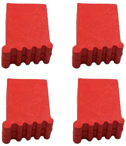 4 Stück 25 x 50 mm Leiter Füße, Gummi Leiterfüße, Rutschfeste Leiterfüße, Universal Gummifüße Für Leitern, Ersatzfüße Für Haushaltsleitern, Fußa Bdeckungen Für Heimarbeiter Klappleiter