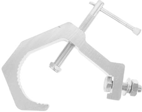 Toddmomy Stage Light Hook Clamp Aluminum Alloy Truss Mount for Bar Lights Hook for Hanging in Clubs Theaters