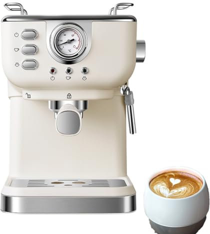 Machine à expresso, moulin à café, infusion chaude et froide, machine à expresso professionnelle 3 en 1 avec bac d'égouttage amovible, pour moka et autres cafés raffinés, pour la préparation maison