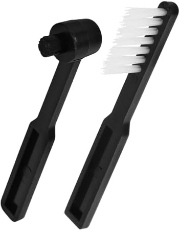 Alipis Spazzola per la Pulizia Dischi in Vinile e CD Set 2 Pezzi Setole Morbide Antistatiche per Giradischi e Puntine Pulitore Durevole per Audio Vintage e Riproduzione Ottimale