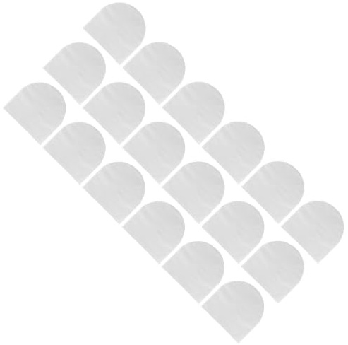Dioche Disques Vinyles 100 Pièces Sac de Protection de Disque Antistatique de 7 Pouces pour Lecteurs CD-Protection contre l'usure-nouvelle Version-Design Blanc