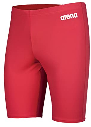 ARENA Solid Team Bañador Hombre, Traje de Baño de Secado Rápido, Jammer Hombre, Tejido MaxLife Eco con Máxima Resistencia al Cloro y Protección UV UPF 50+, Forro Frontal