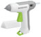WORKPRO 3,6V Pistola de Pegamento Caliente a Batería, Pistola de Silicona Inalámbrica, con 20 Barras de Pegamento, Cable Tipo C, para DIY, Reparaciones, Decoraciones (Color Blanco)