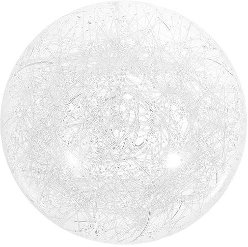 Veemoon Pantalla De Lámpara De Cristal G9 Reemplazo Con Rosca Para Lámpara De Filamento De Bola Redonda Elegante Cubierta De Colgante Para Decoración Interior