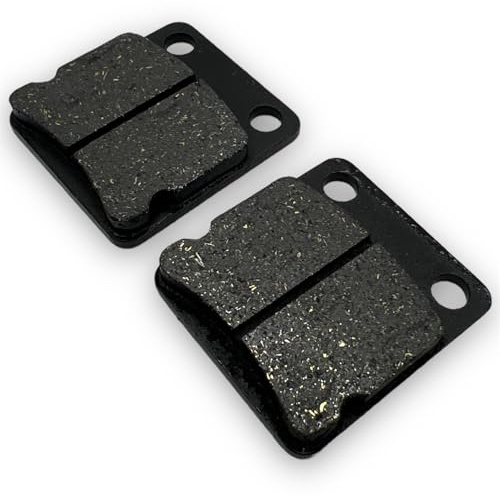 Red Circles Square SDG Rear Pit Bike Brake Pads – Single Piston Calipers, 41mm Wide, 28mm Mounting Hole Centres – Fits Stomp, WPB, M2R, Kurz – Email for Compatibility Help