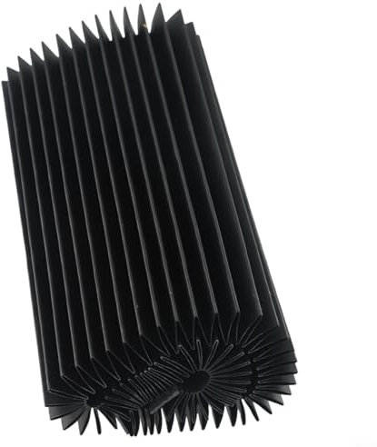 CNC-Werkzeugzubehör, flexible Schutzbalgabdeckung im Akkordeon-Stil für Maschinensicherheit (200 mm)