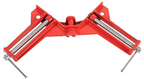 Abrazadera de esquina de inglete de ángulo recto de 90 grados, abrazadera de esquina de ángulo recto roja, soporte para marco de fotos, herramienta de carpintería para marcos de