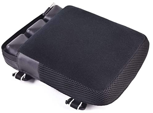 Rawsomes Motorcycle Cruiser Seat Air Cushion Pad for Comfortable Traveling Pressure Relief Fabric Compatible with Most Seats of Sport Touring Saddles