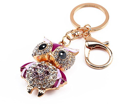 Garosa Kristall Schlüsselanhänger Schlüsselbund Überzug Sparkling Schlüsselanhänger für Geldbörse Anhänger Handtasche Tasche Dekoration